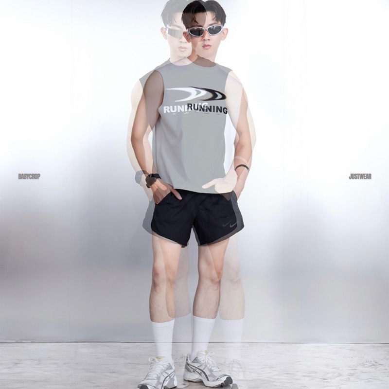 LOGO RUNNING BABY TEE